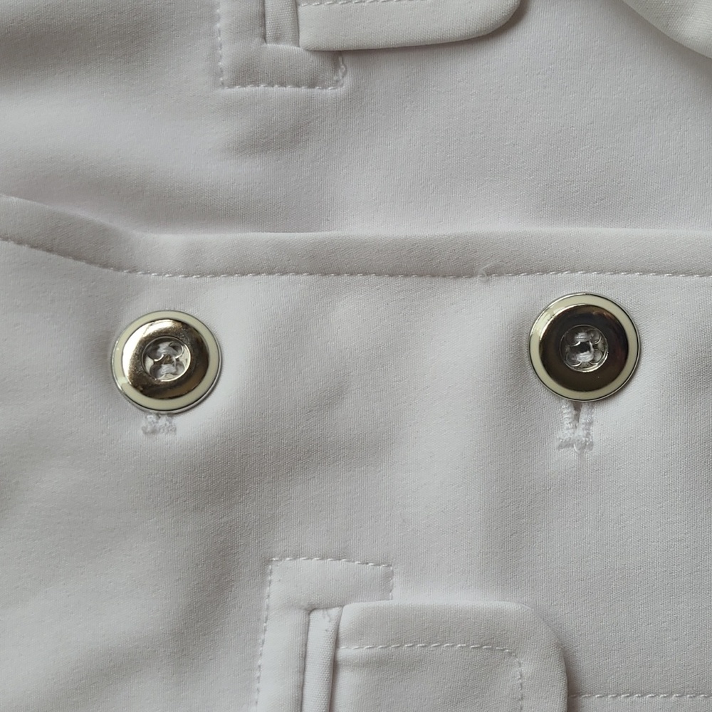 White Two Button Blazer - Picture 8 of 10